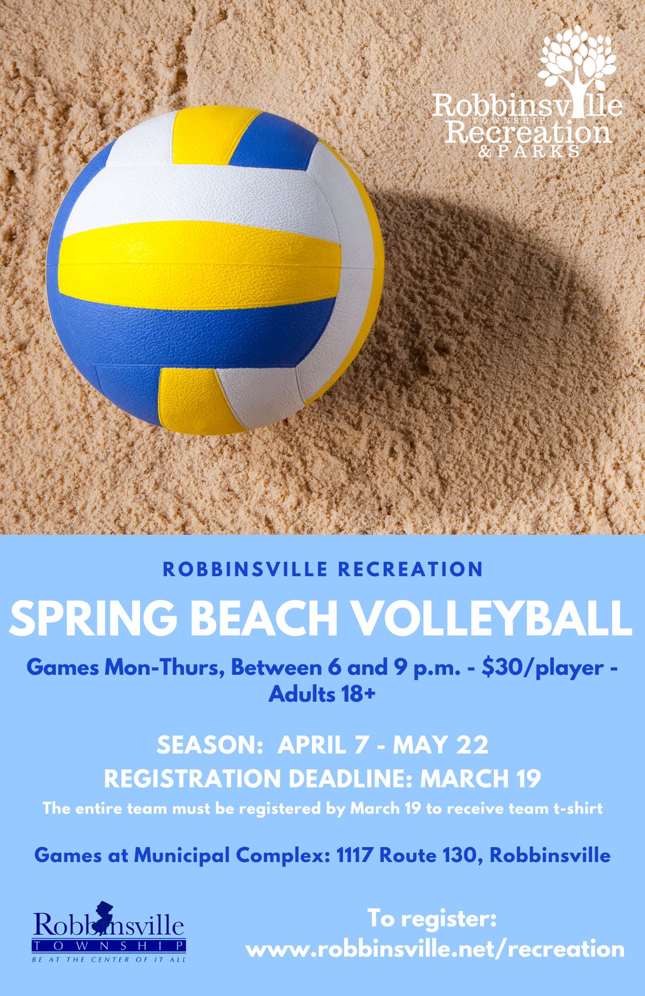 volleyball league flyers